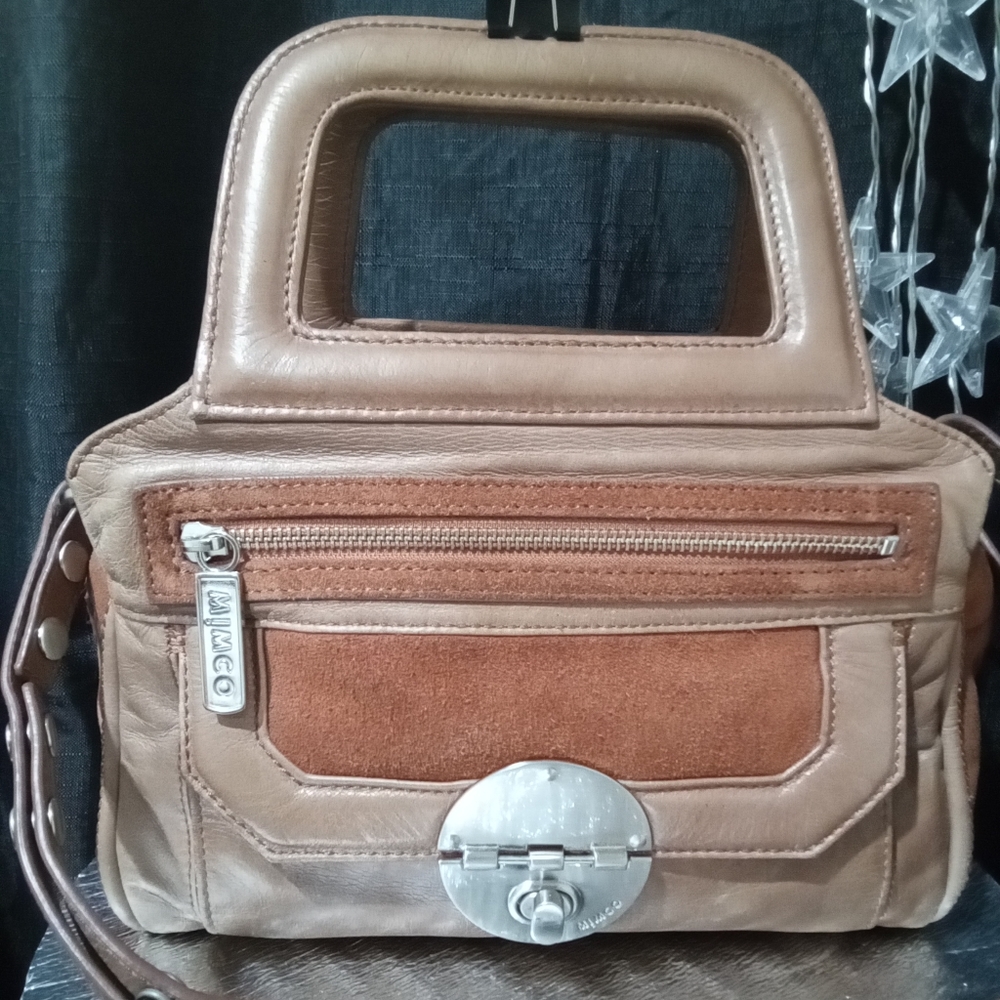 ‼️L👀K‼️ 🤑QUICK SALE🤑  MIMCO BROWN PURSE HANDBAG IN EXC.COND.  INSIDE & OUT - Picture 6 of 11